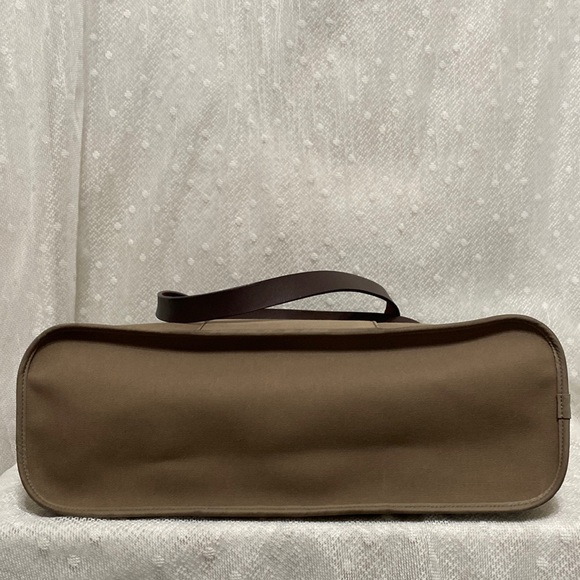 *SOLD*Hermès Toile H Cabag Elan Etoupe Canvas With Leather Expandable Tote bag - Picture 12 of 17